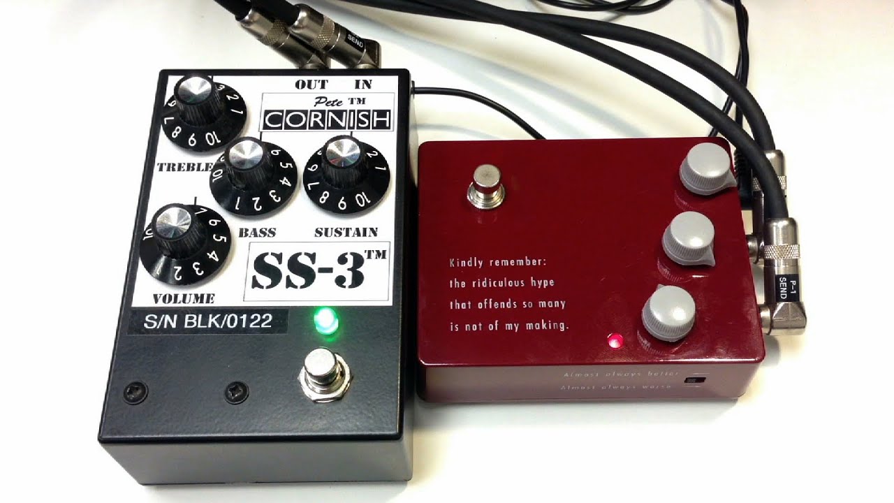 Pete Cornish SS3 vs Klon KTR - YouTube