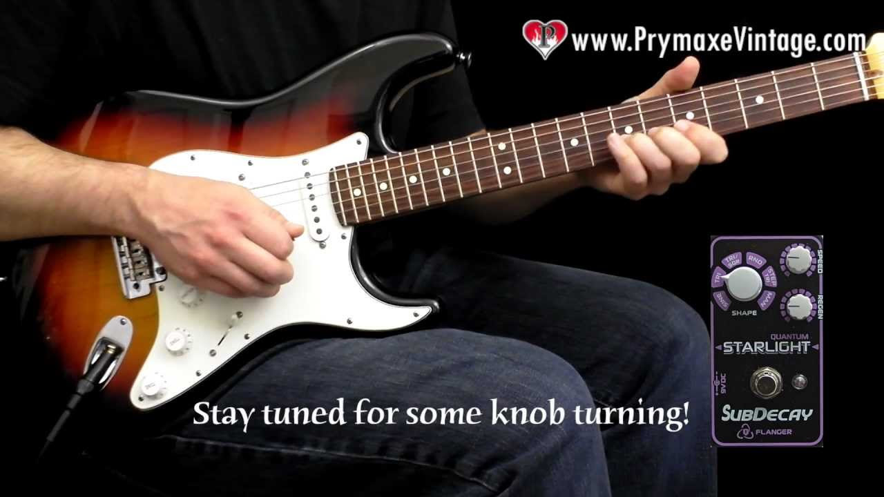 Subdecay Starlight DLX Flanger - YouTube