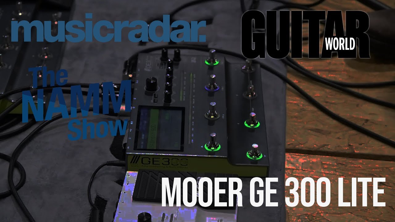 NAMM 2020: Mooer GE300 Lite - YouTube