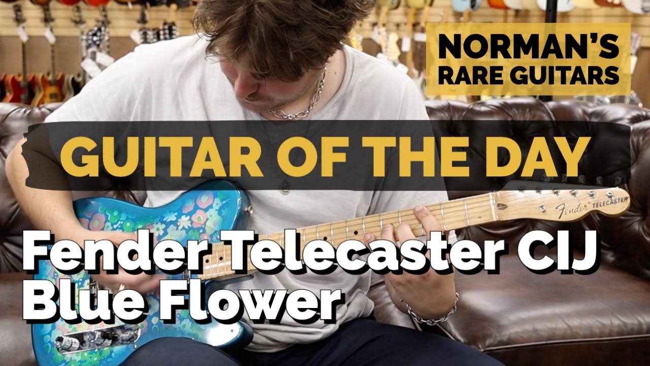 Guitar of the Day: Fender Telecaster Blue Flower Crafted In Japan
