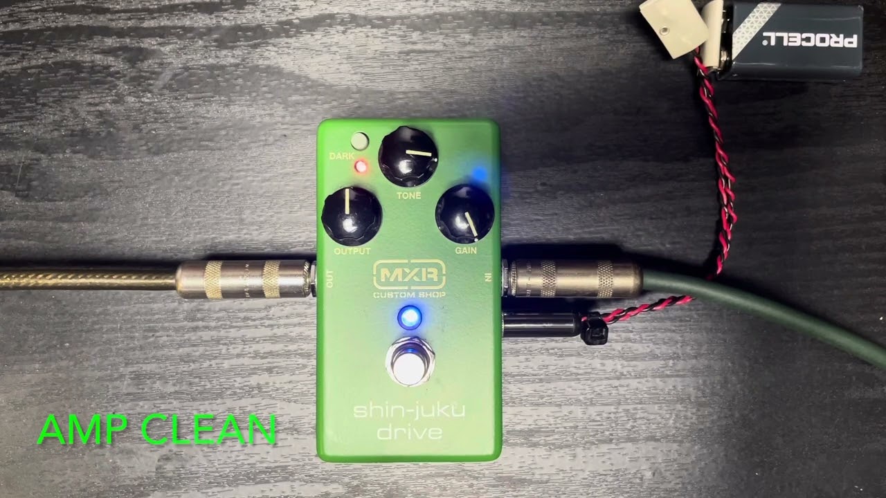 MXR Custom Shop Shin-Juku Drive overdrive demo w Suhr Tele - YouTube