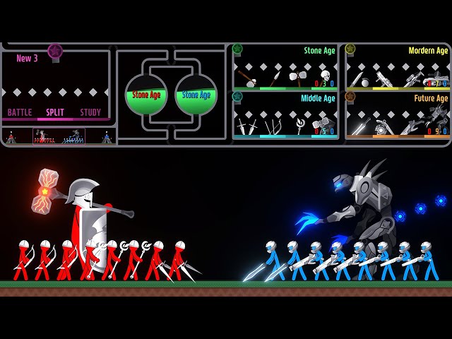 Stickman Fight : War of The Ages - Marble & Ragdoll battle - YouTube