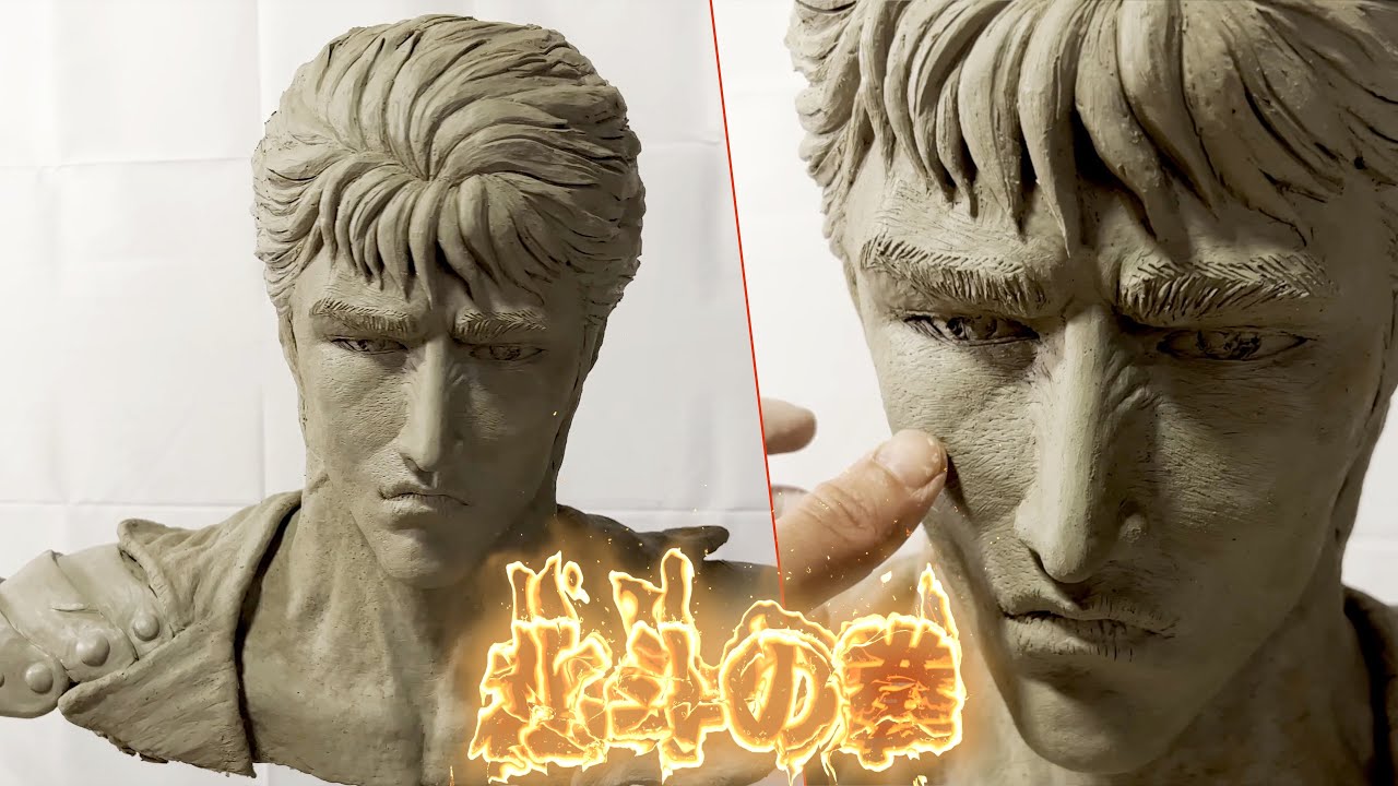 I made a realistic Kenshiro with clay. - YouTube