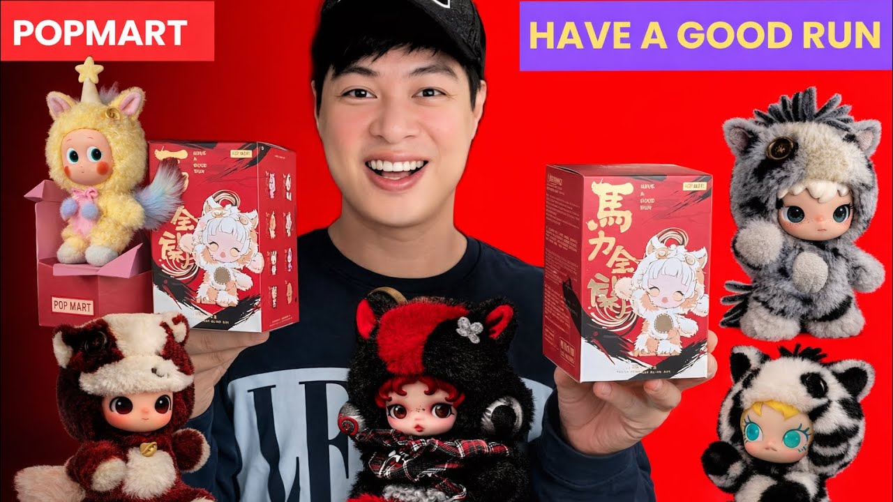 UNBOXING THE HAVE A GOOD RUN SERIES PLUSH PENDANT:SKULL PANDA