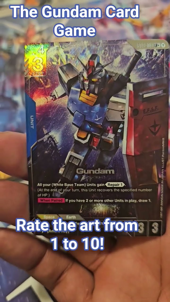 Gundam Card Game's LR+ Gundam RX78-2 looks FIERCE! #GundamCardGame