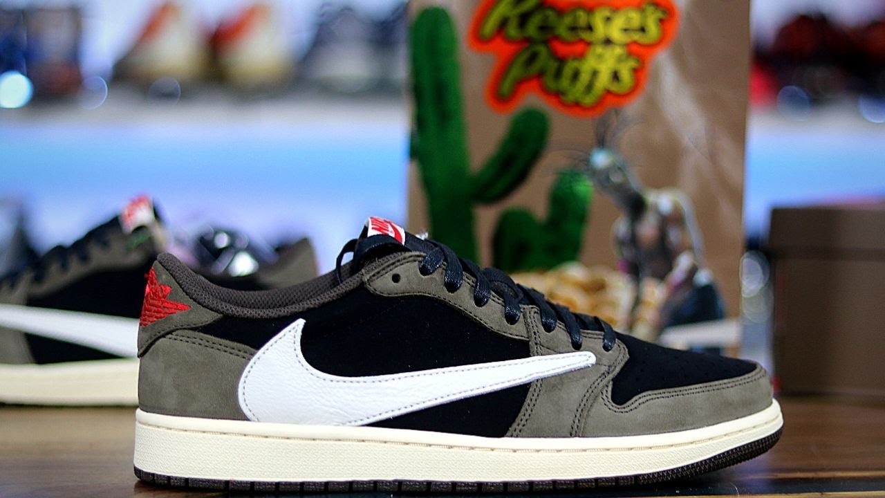 Jordan 1 Retro Low OG SP Travis Scott SNEAKER UNBOXING! - YouTube