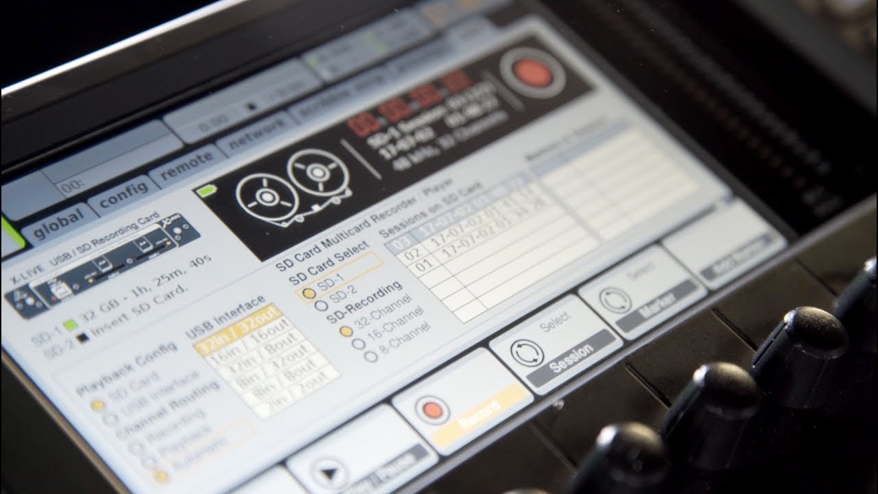 X-LIVE - 32-Track Live Recording and Playback Card for X32 - YouTube