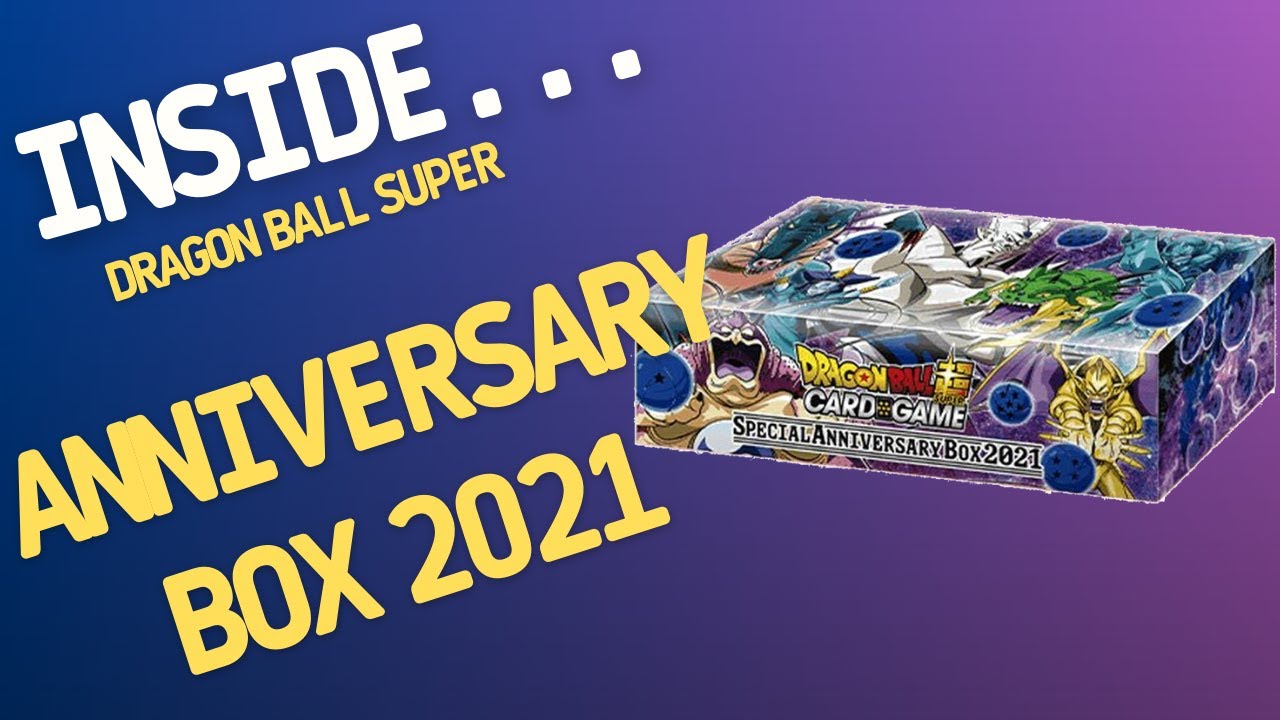 Dragon Ball Super Card Game Special Anniversary Box 2021 | Inside