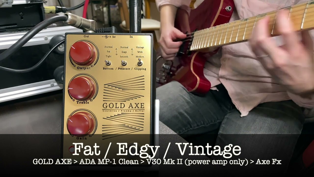 GOLD AXE デモ演奏&セッティング紹介動画 - YouTube