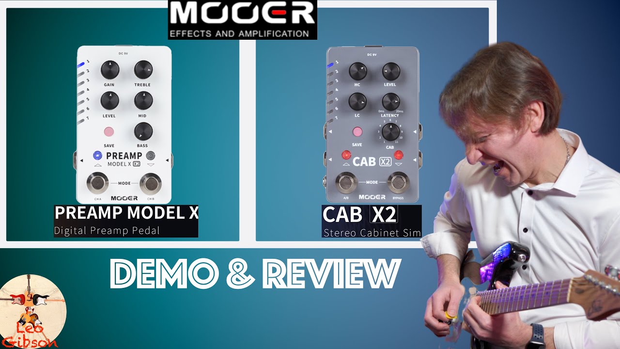 MOOER PREAMP X and CAB X2: Demo and Review - YouTube
