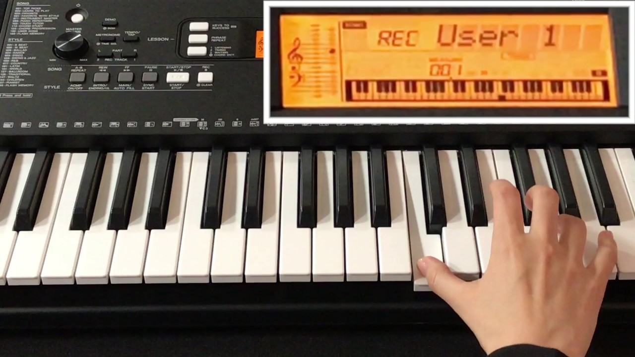 ヤマハ | PSR-E263 - ポータブルキーボード - 音声・動画