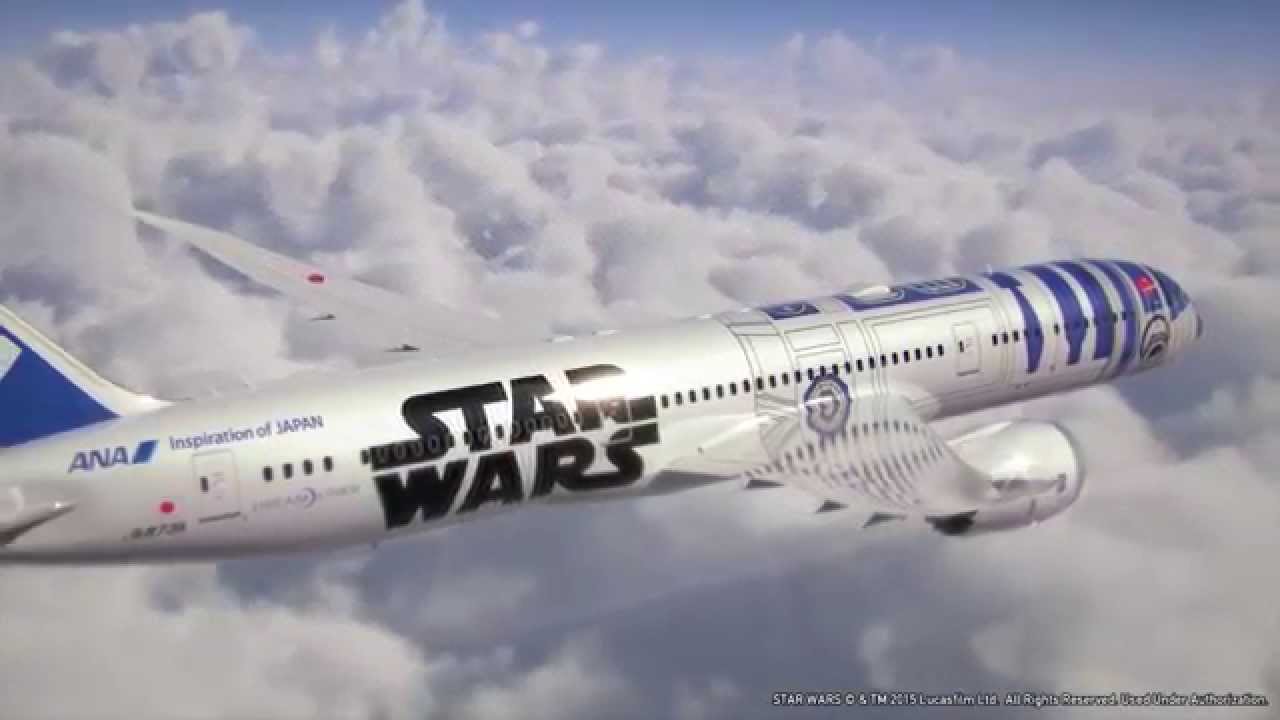 ANA Unveils World's First R2-D2 Star Wars Jet, is Specially Themed