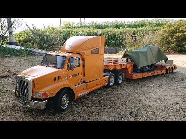 TAMIYA 1/14 フォードエアロマックス+フルスクラッチ自作重量台車です