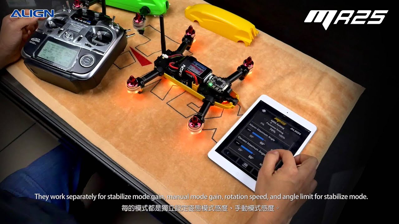 ALIGN MR25XP レーシングクワッド コンボ（ジンバルサーボ仕様