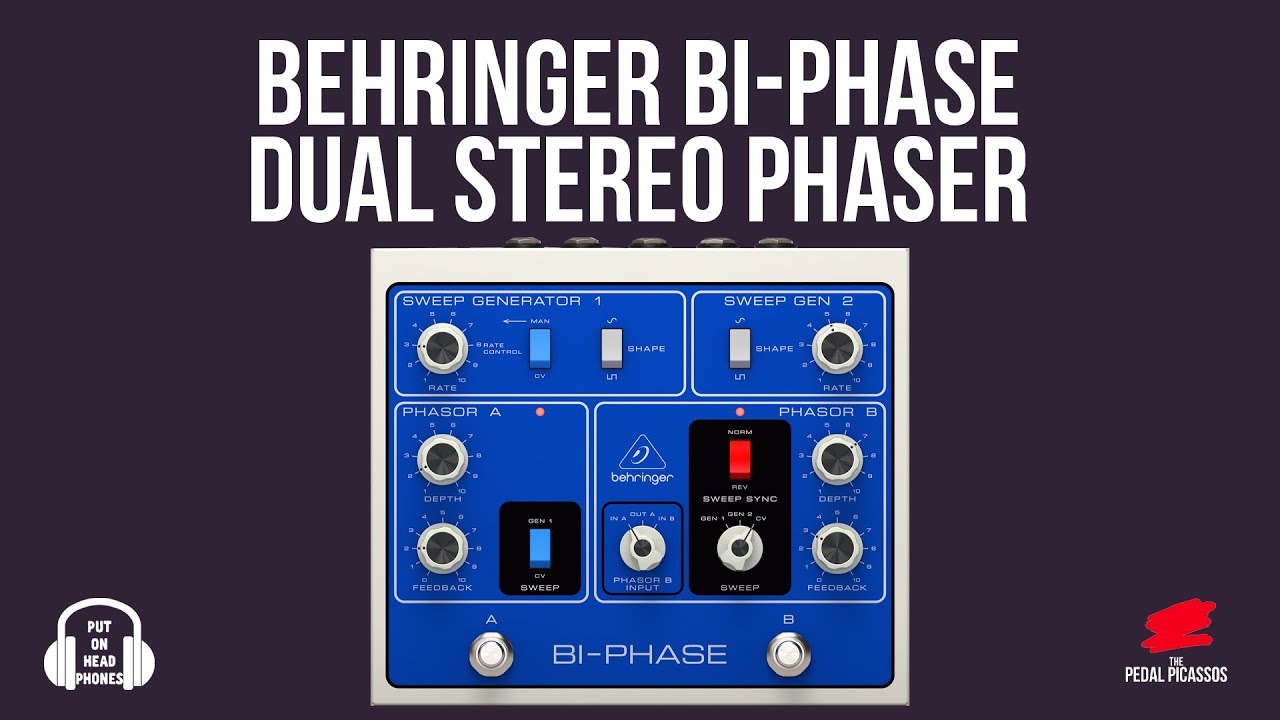 BEHRINGER BI-PHASE DUAL STEREO PHASER - YouTube