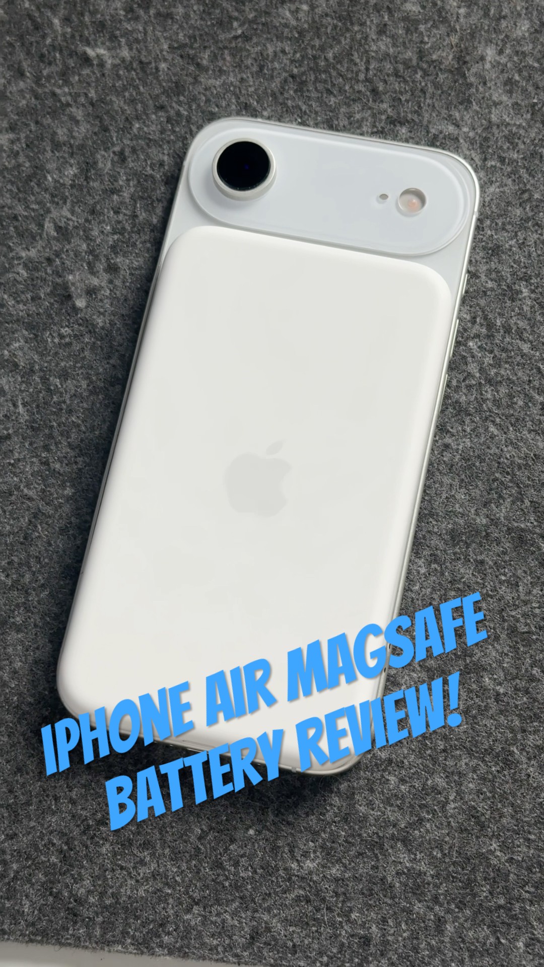 Hands on with the iPhone Air MagSafe battery! - YouTube