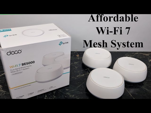 TP-Link Deco BE25 Be5000 Mesh Wi-Fi 7 System - YouTube