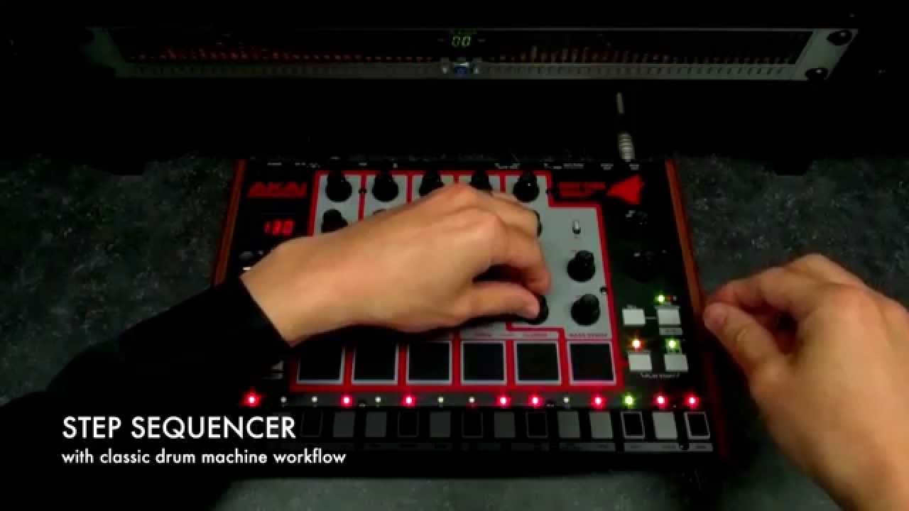 AKAI Professionalのアナログドラムマシーン、ベースシンセサイザー