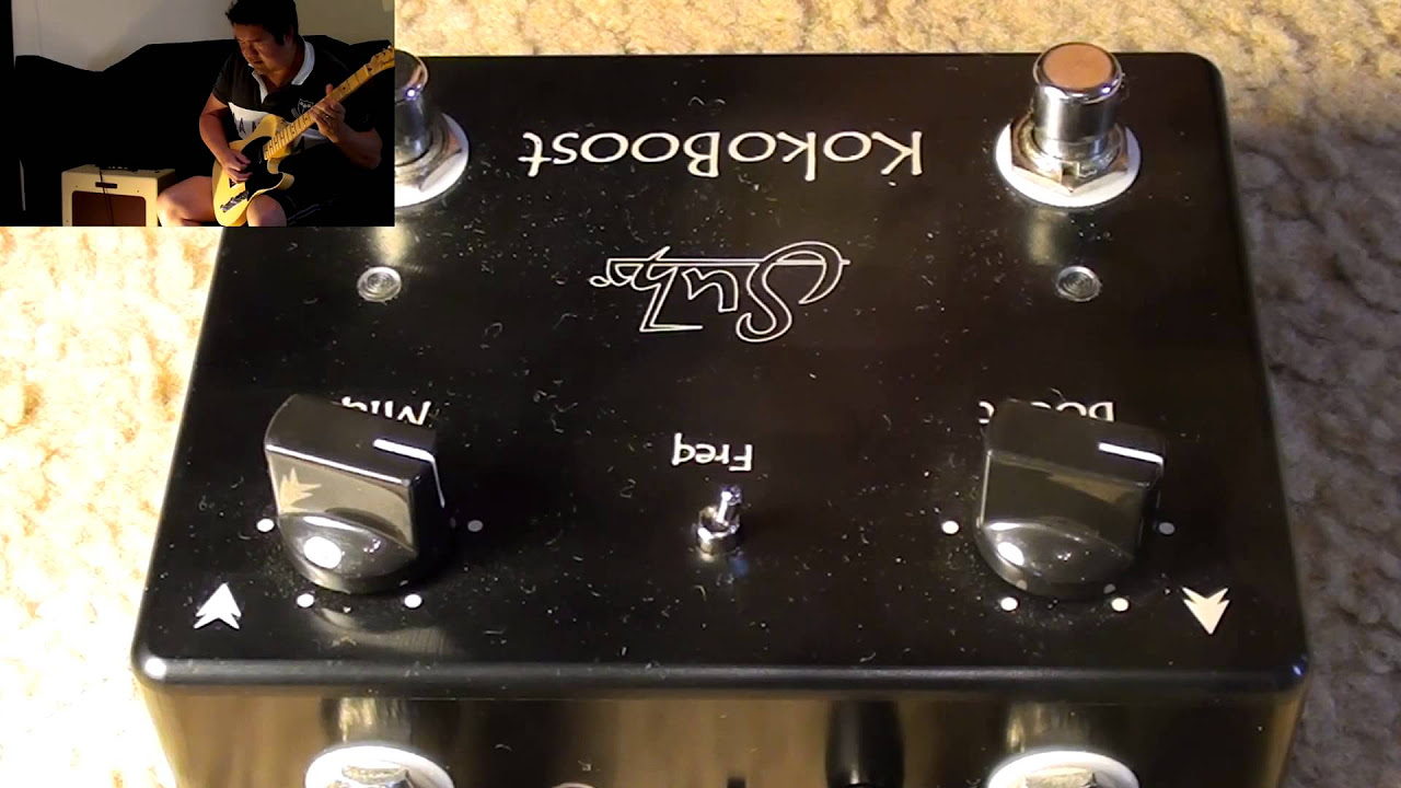 Suhr KokoBoost Pedal - YouTube