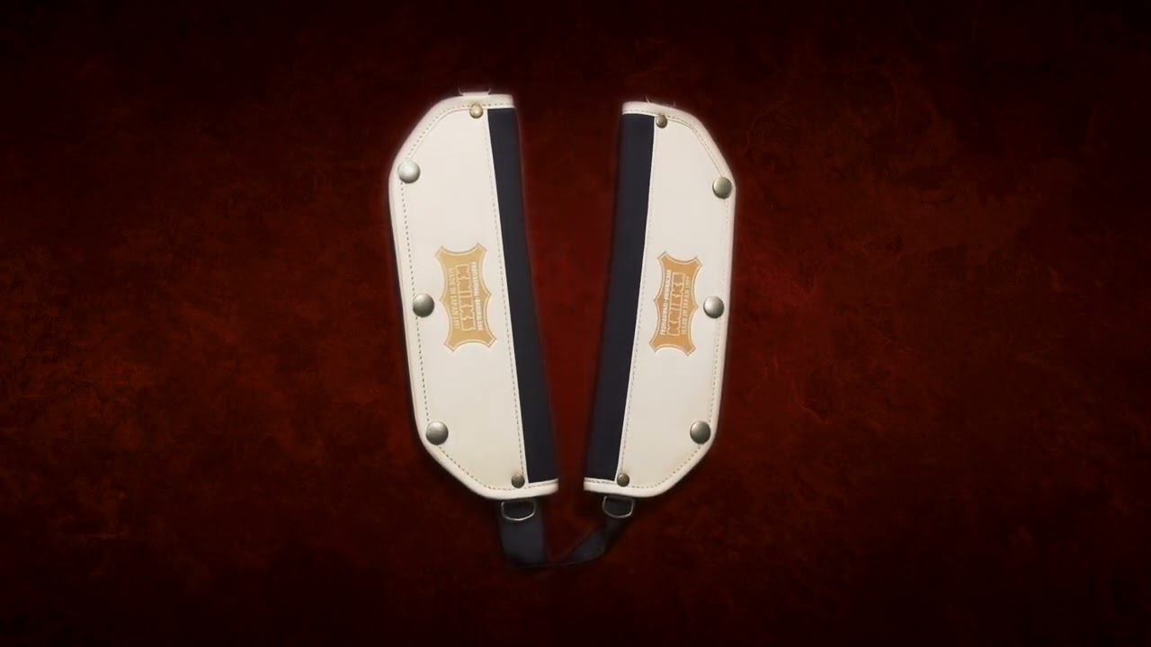 KNS-22S／ヌメ革後付ショルダーパットセット【ズレ防止タイプ】 - knicks