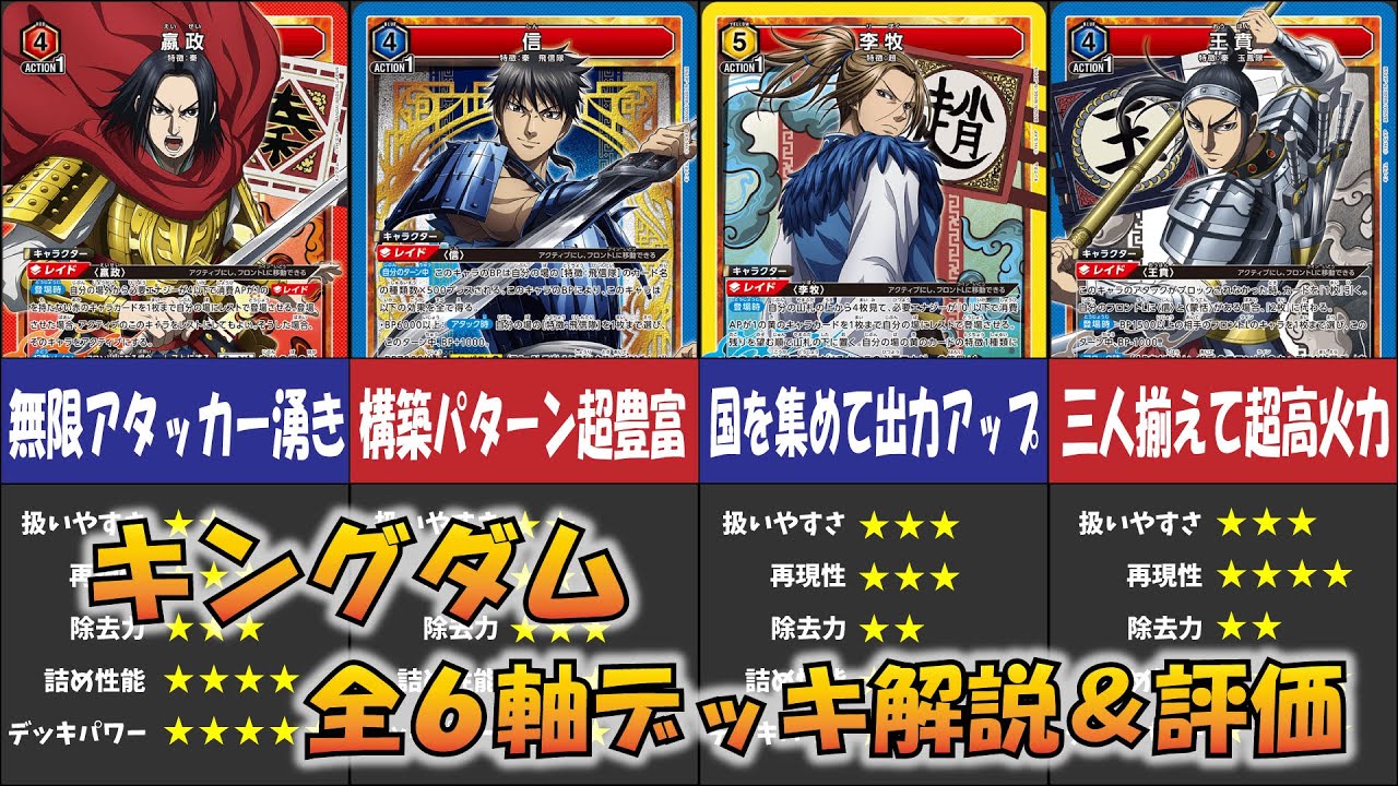 デッキレシピ】キングダム｜ユニオンアリーナ | シンケンブログ