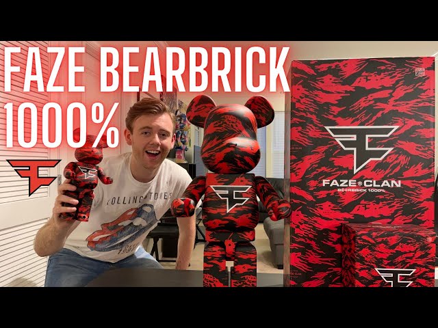 Faze Clan x Bearbrick 1000% Review - YouTube