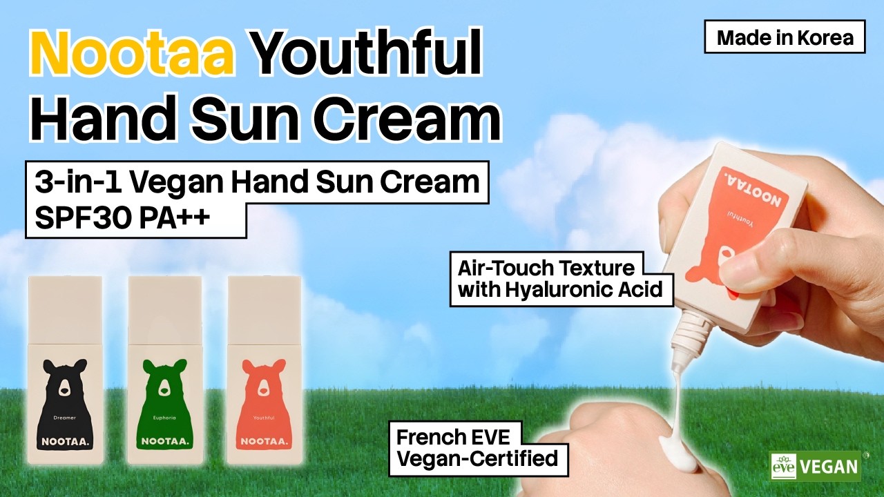 Youthful Hand Sun Cream ,3-in-1 SPF30/PA++ Hand Protection with