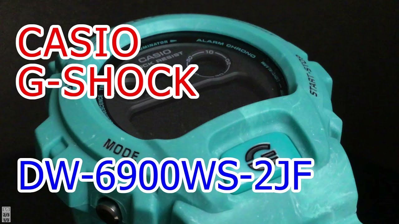 CASIO G-SHOCK DW-6900WS-2JF