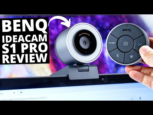 BenQ ideaCam S1 Pro REVIEW: 3-in-1 Webcam With Remote Control