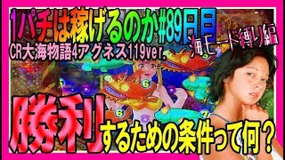 CR大海物語4 With アグネス・ラム 遊デジ119ver.】◇1パチは稼げるのか