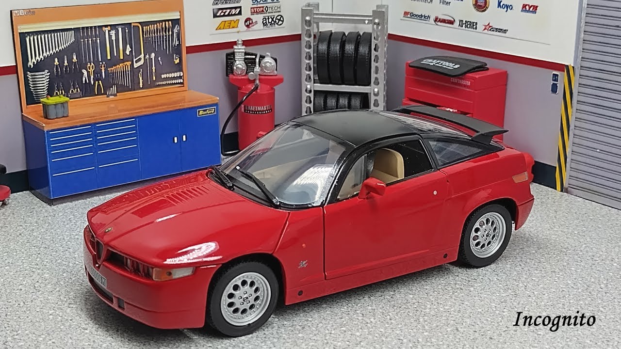 Alfa Romeo SZ - Leo models - 1/24 - YouTube