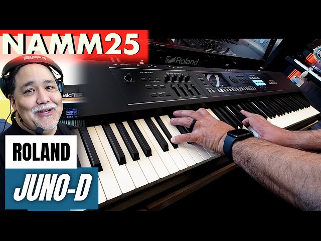 NAMM 2025: Roland Juno-D Keyboards - YouTube