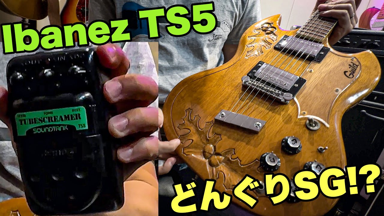 ヴィンテージ】ギター購入‼ 1975年製 Guild S-100 / Ibanez TS5 Tube