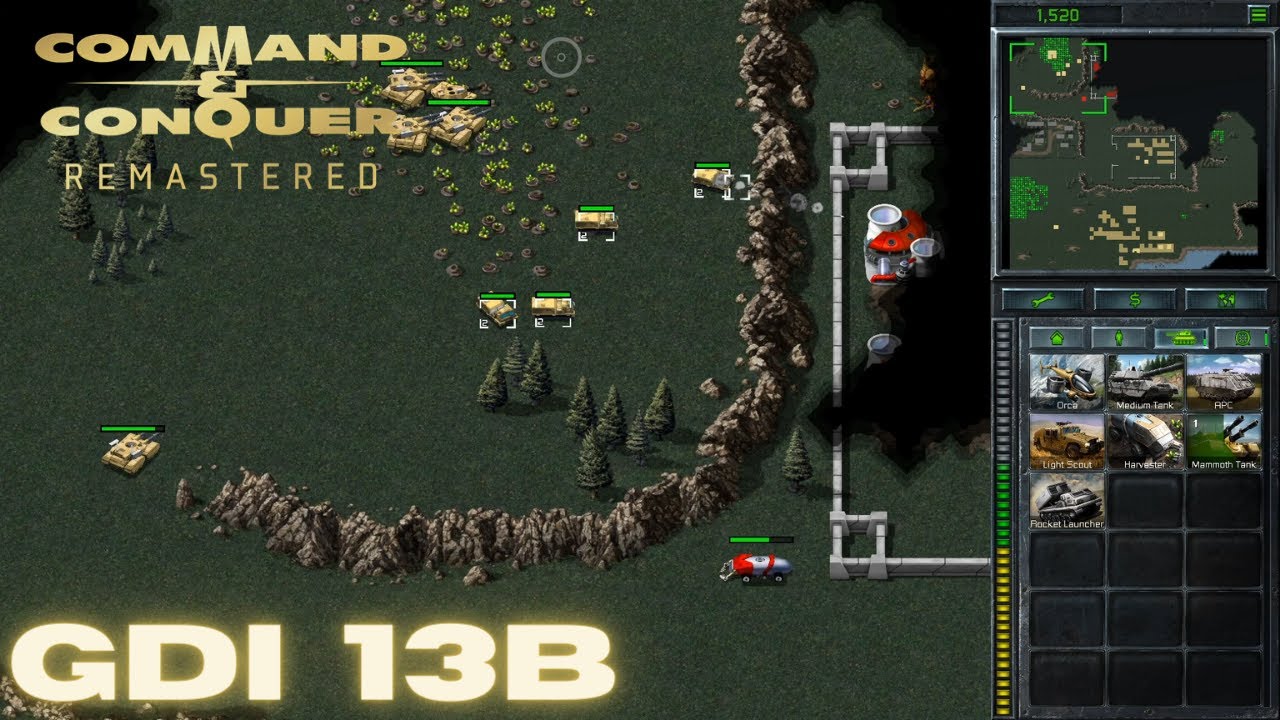 Command & Conquer Remastered - GDI Mission 13B - ION CANNON STRIKE