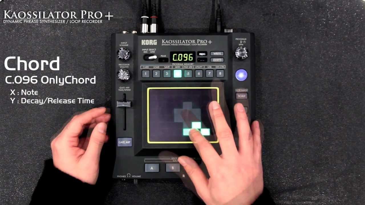 Features | KAOSSILATOR PRO+ - DYNAMIC PHRASE SYNTHESIZER/LOOP