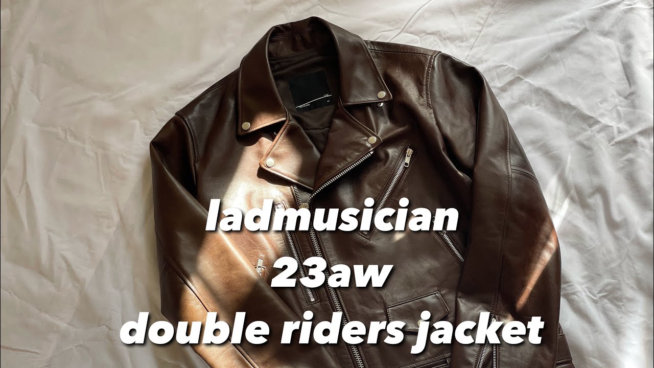 茶芯？いいえ黒芯です】ladmusician23aw の超大物ライダースジャケット