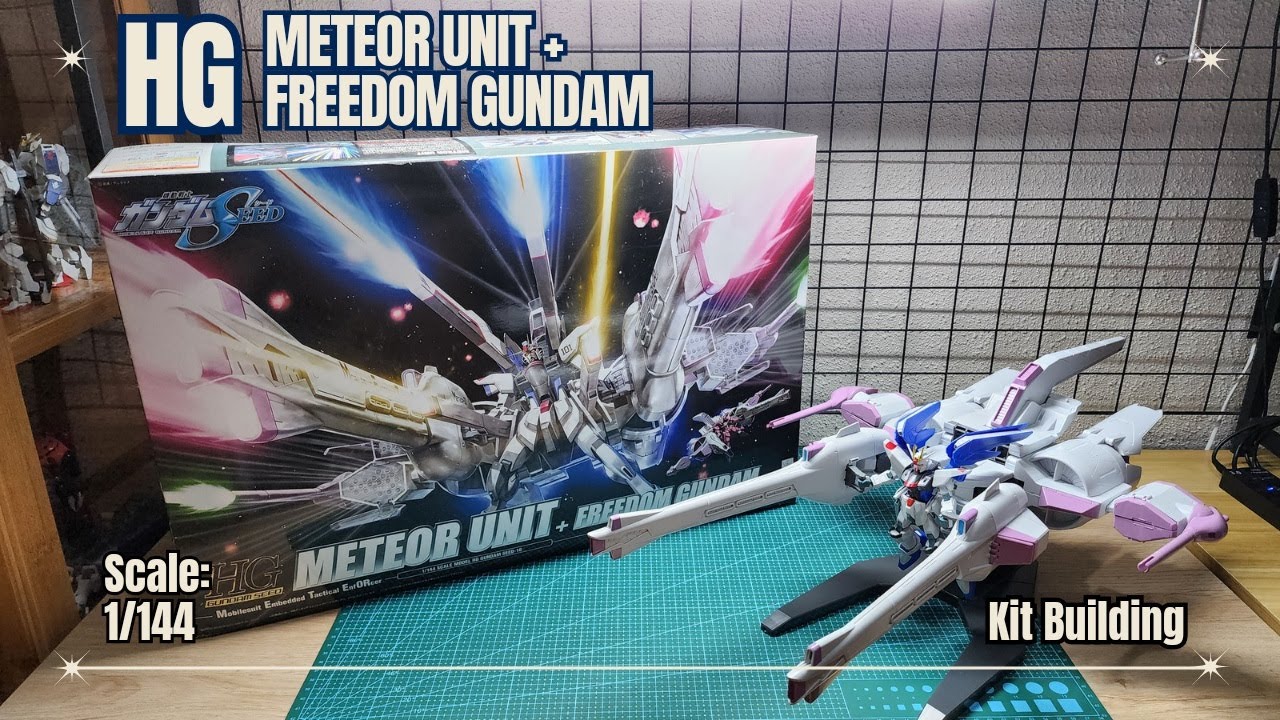 HG METEOR UNIT + FREEDOM GUNDAM [Kit Building] - YouTube