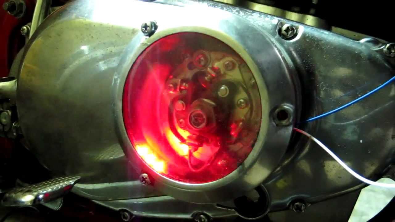 SUZUKI GS400用 アルミリム付き透明ポイントカバー - YouTube