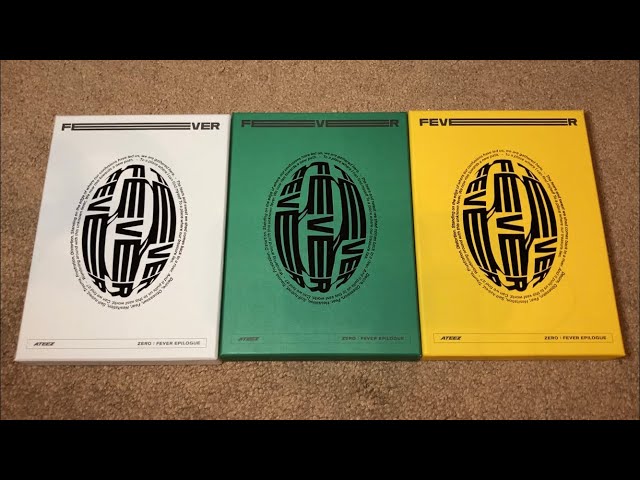 ATEEZ FEVER EPILOGUE All 3 Versions (A, Diary, Z) Unboxing with