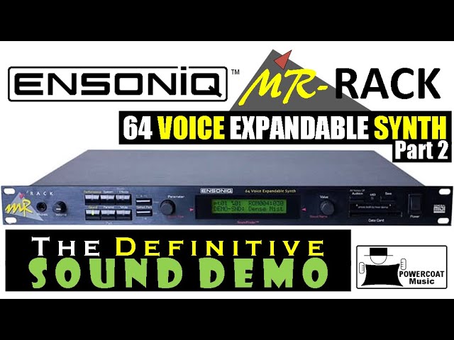Ensoniq MR-Rack 64 Voice Expandable Sound Module: Sound Demo