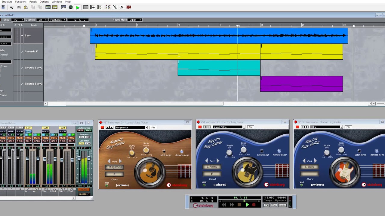 Steinberg/Wizoo Easy Guitar - Virtual Guitarist demo - YouTube