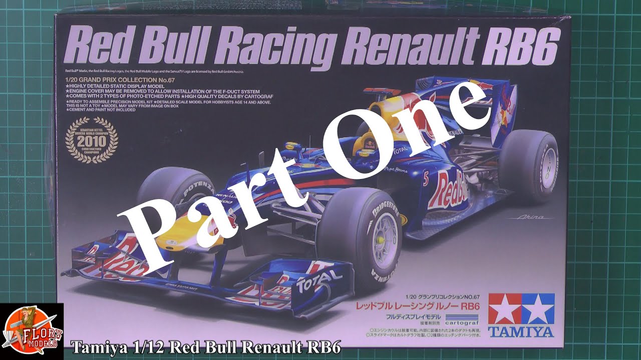 Tamiya 1/20 RB6 Part 1 - YouTube