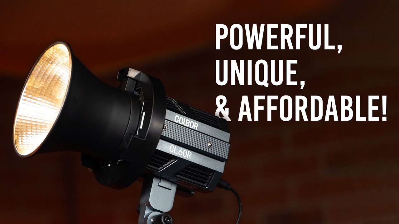 COLBOR CL60R RGB COB LED Monolight - YouTube