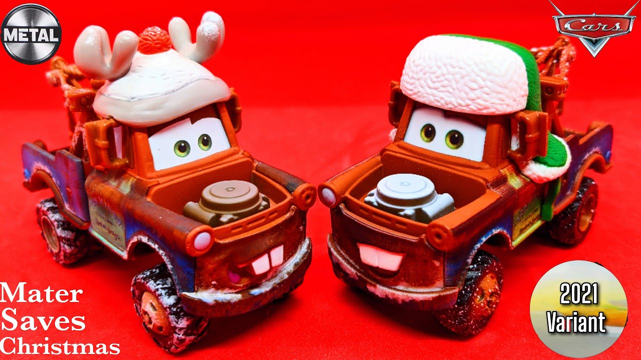Mattel Disney Pixar Cars Diecast Christmas Mater (Mater Saves