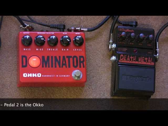 Okko Dominator Vs Digitech Death Metal - Distortion Pedal Blind