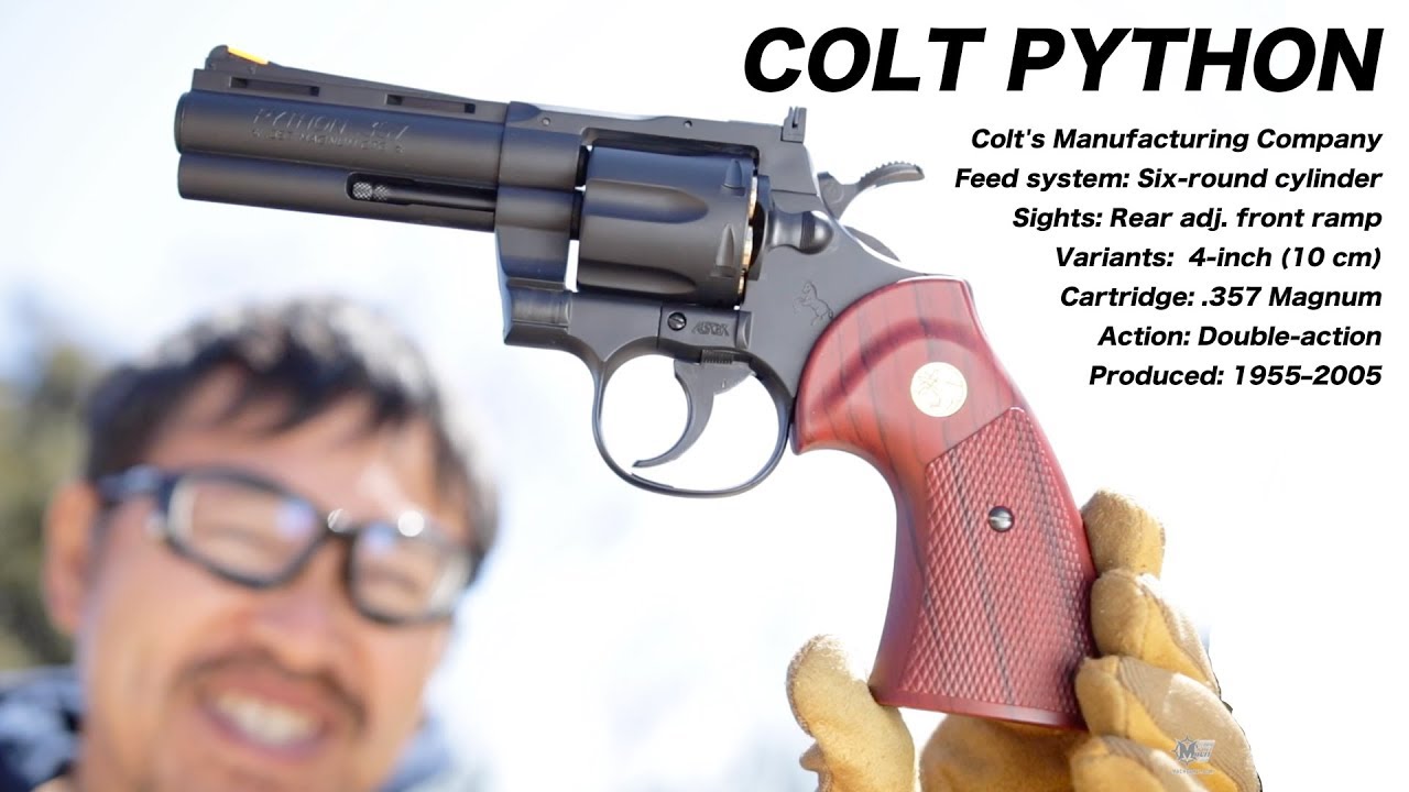 COLT PYTHON .357Magnum 4inch クラウン ガスリボルバー 【シティ