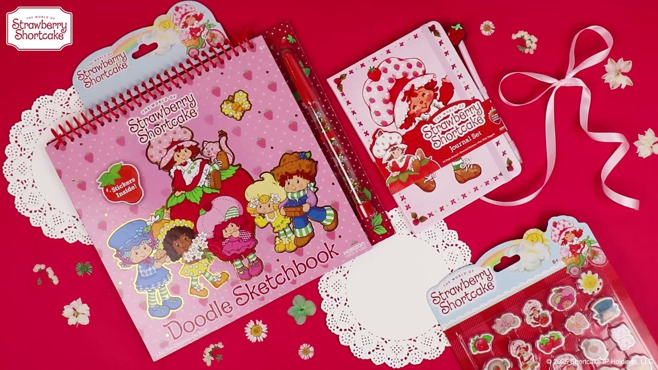 Make Every Day a Fun Day with the Strawberry Shortcake™ Stationery