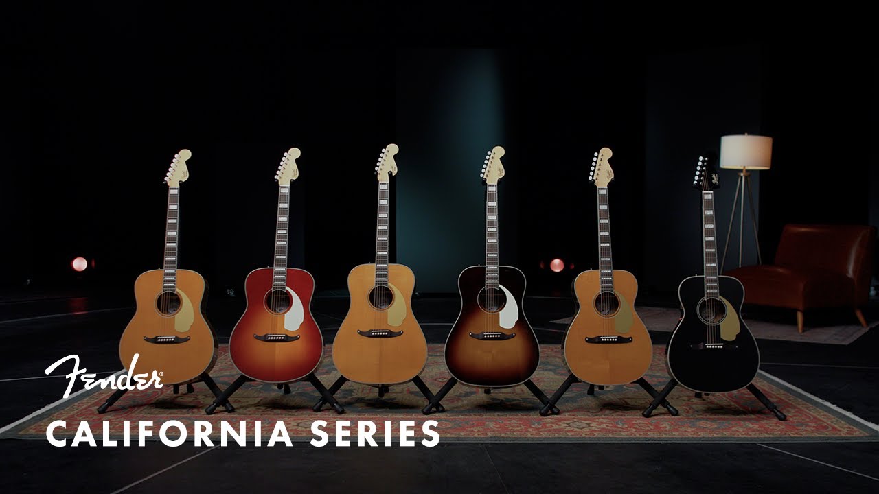 Fender California Series Acoustic Guitars