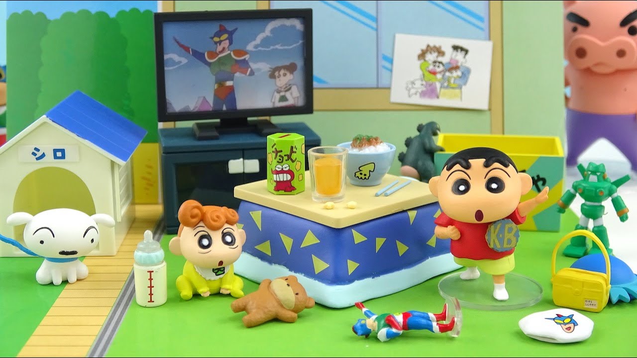 Re-ment Crayon Shinchan “My Day” 蠟筆小新盲盒小新的一天 リーメント