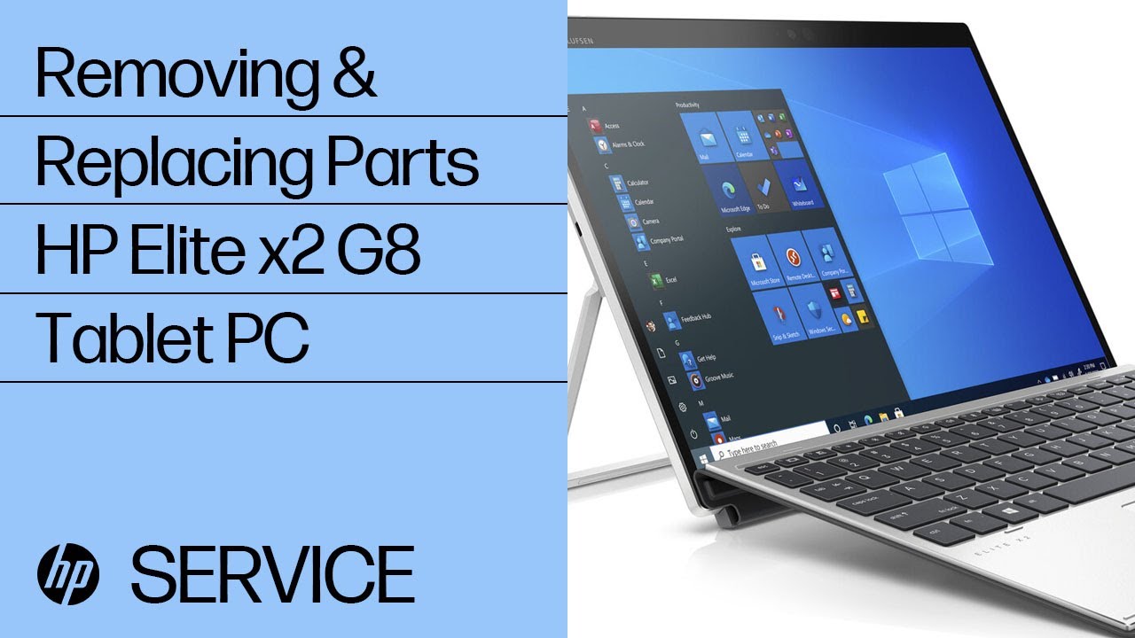 Removing & replacing parts for HP Elite x2 G8 | HP Computer